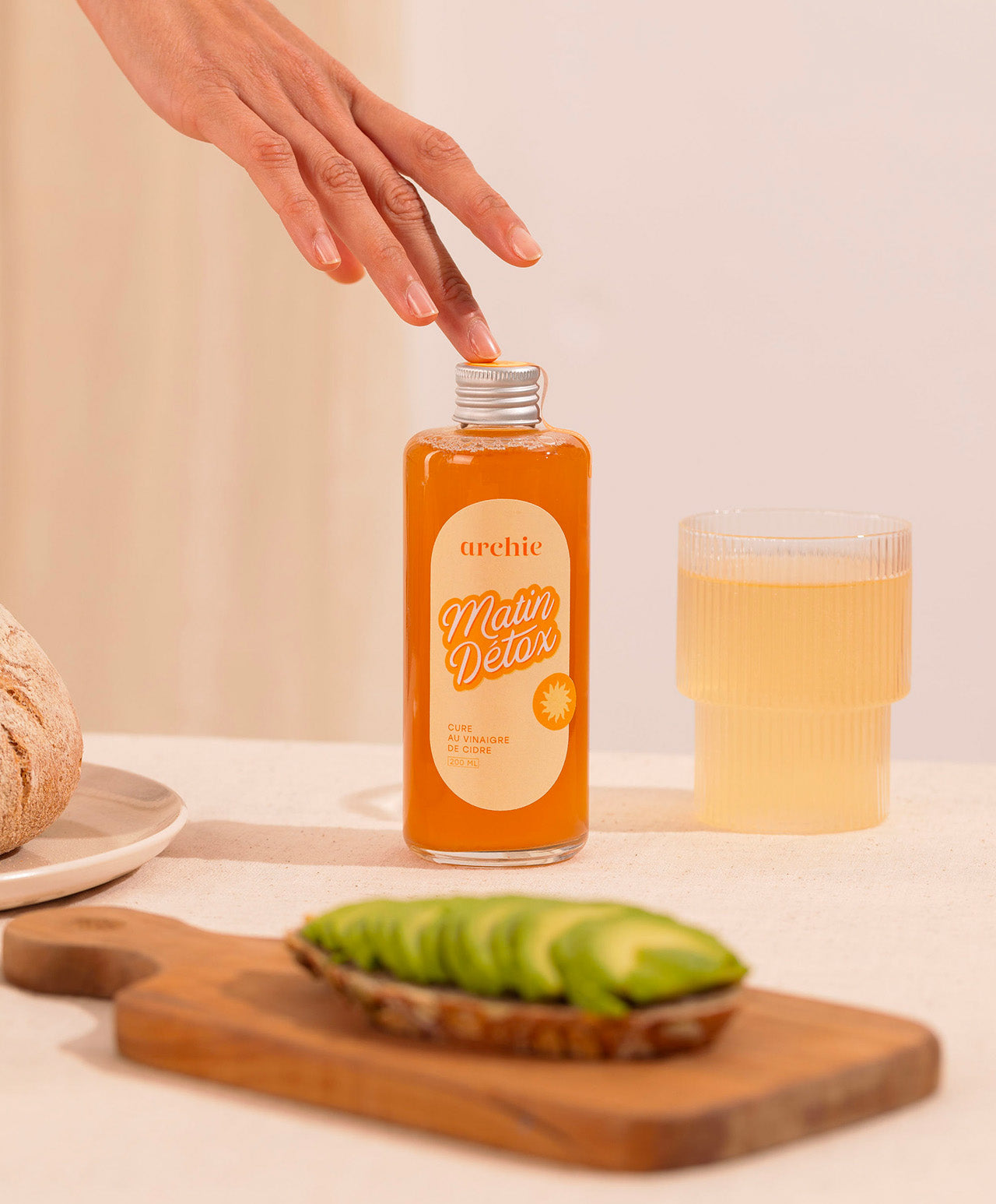 Routine matin détox au vinaigre de cidre