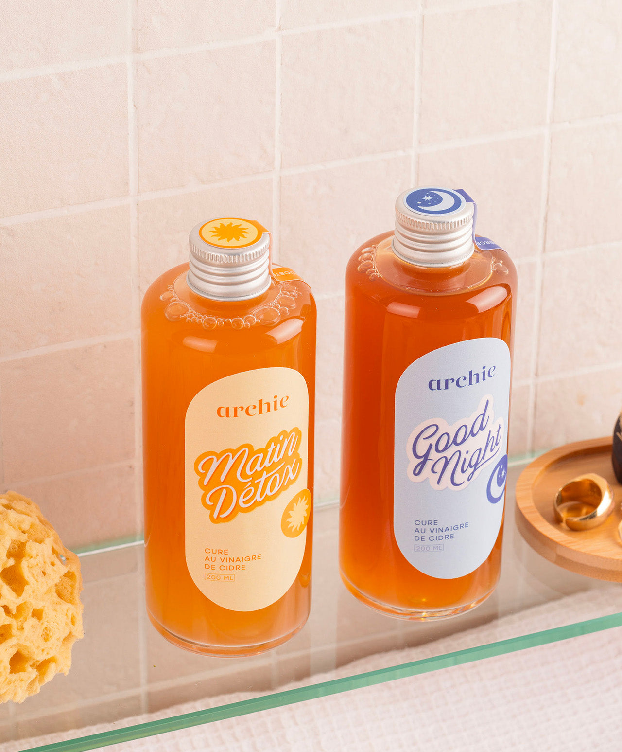 Duo de cures de vinaigre de cidre