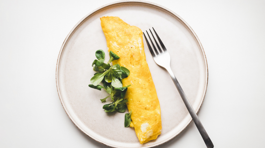 L'omelette pour un petit déjeuner salé