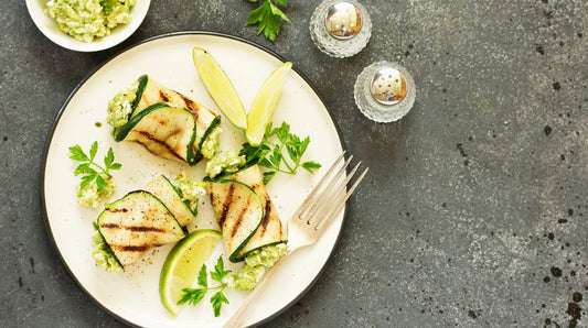 Recette de roulés de courgettes farcis à la ricotta et aux herbes