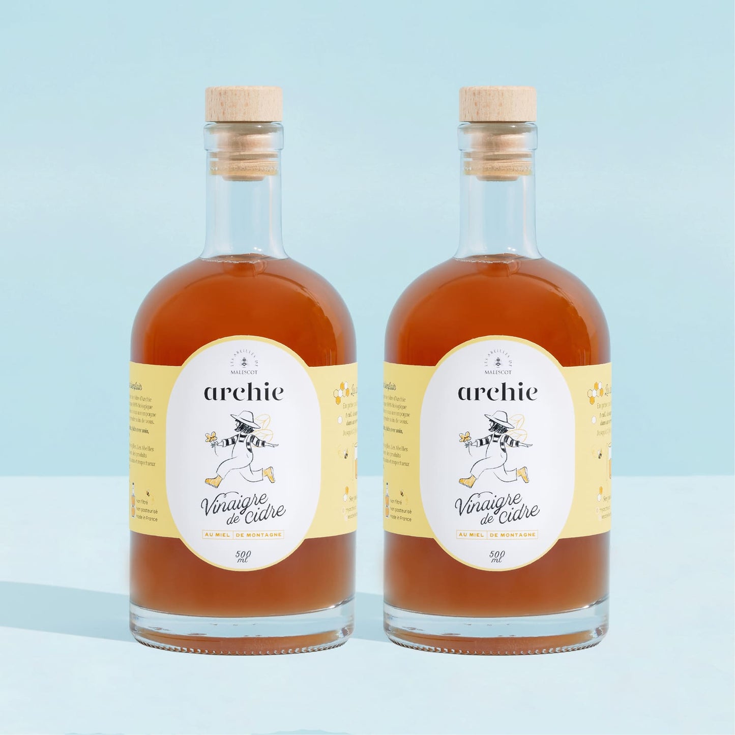 Vinaigre de cidre au miel X2